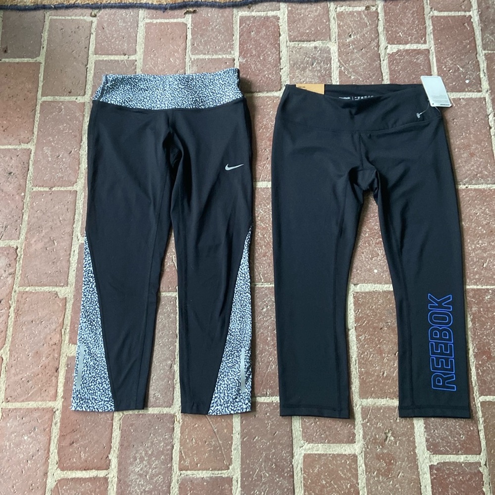 Nike & NWT Reebok Bundle of Capri Leggings